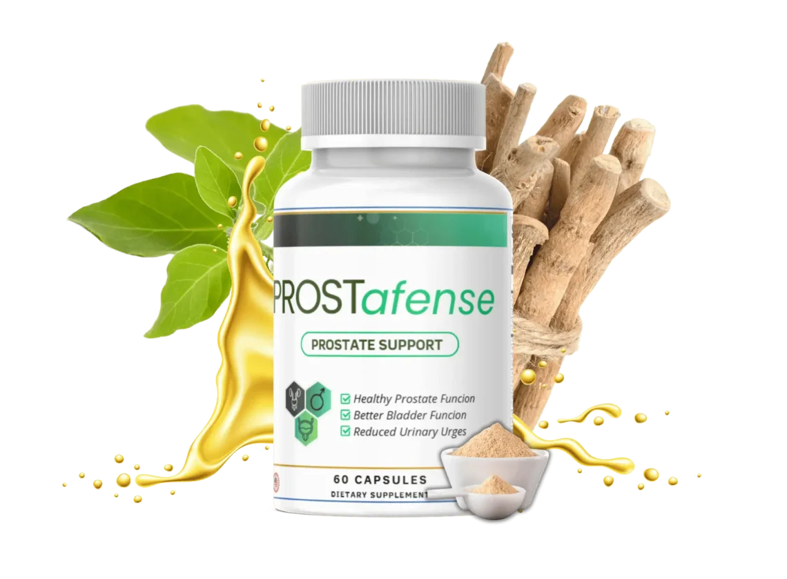 Prostafense bottle — prostate support supplement for nighttime urination and improved urine flow